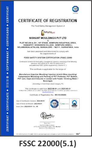 FSSC 22000 Food Safety Certificate